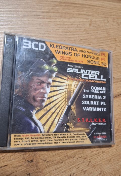 gra na PC Kleopatra i Sonic 2 CD CD-Action vintage