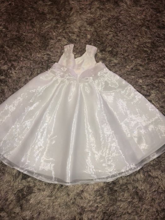 Sukienka na chrzest, wesele r. 86,12-18 miesięcy stan bdb