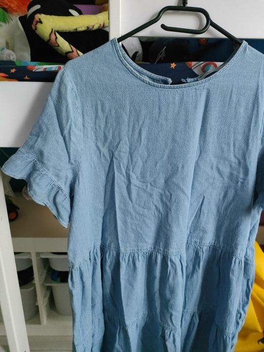 Sukienka babydoll nowa jeansowa