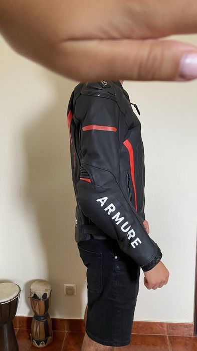 Casaco de couro da Armure Hamo Leather AAA