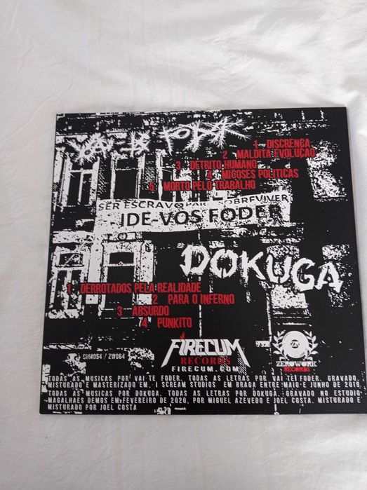 Split Vai-te Fod..r / Dokuga - “Trapos” LP (Novo)