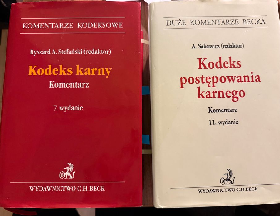 Komentarz do KK i KPK Stefański Sakowicz 2025 C.H.Beck