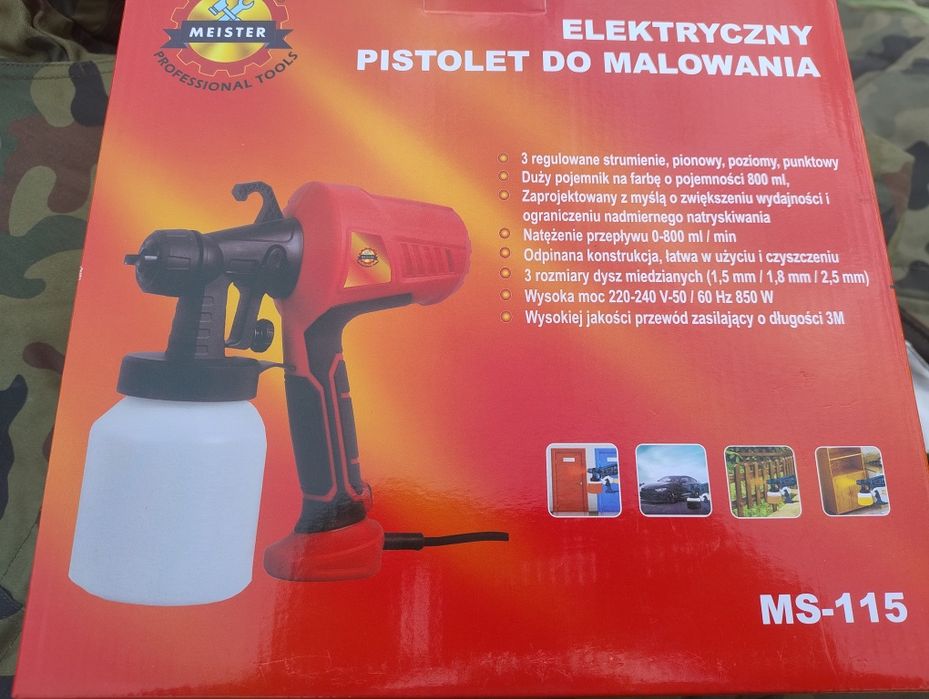 Pistolet do Malowania Elektryczny