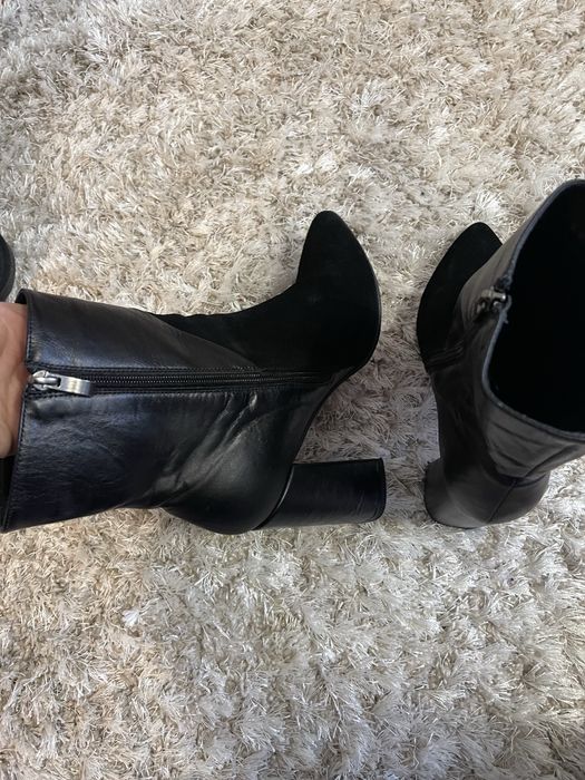 Ботільйони ботинки кожа замш натуральные