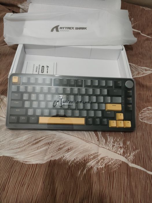 Top Игровая клавиатура Attack shark X85 PRO, RGB,4000mah,75%,hot-swap#