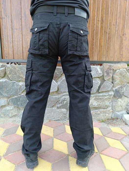 Штани чоловічі тактичні карго ITENO олива чорні сині темно-сірі,корич