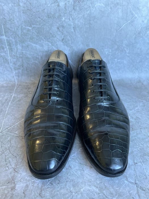 Artioli туфли мужские кожа крокодила 43