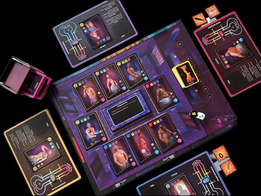 gay sauna board game jogo tabuleiro