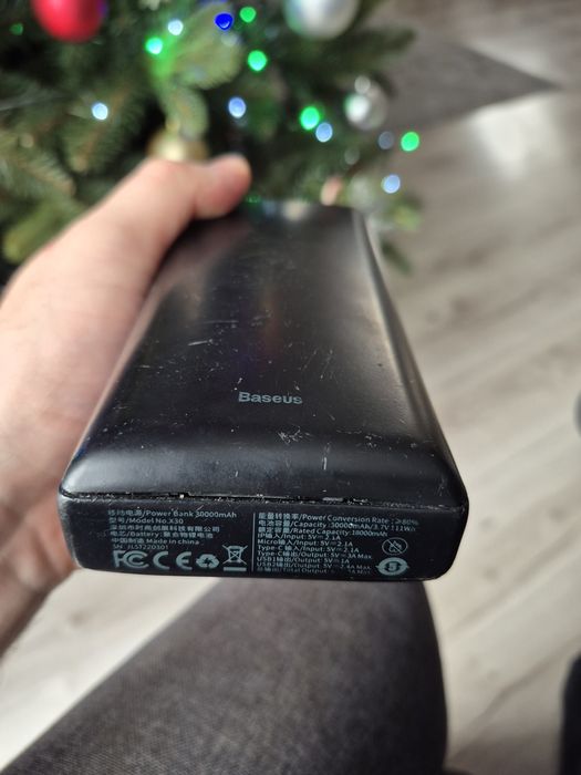 Powerbank Baseus Mini JA 30000mAh 2x USB 3A (czarny