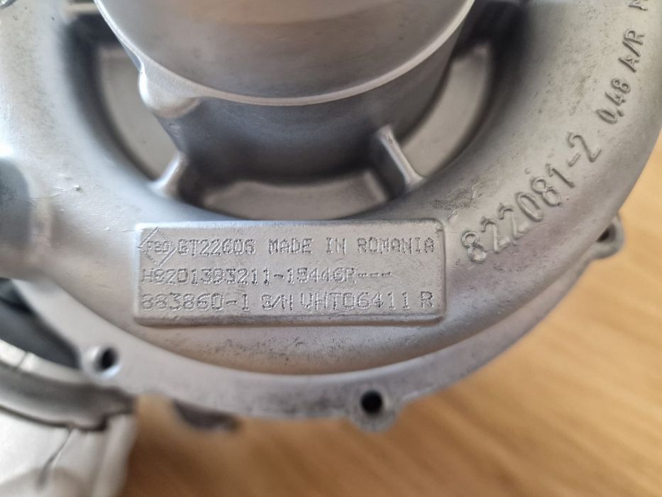 Turbosprężarka Renault MASTER III 2.3 DCI BI TURBO DUŻA