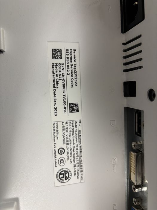 Monitor Dell UltraSharp U2412M 24” IPS