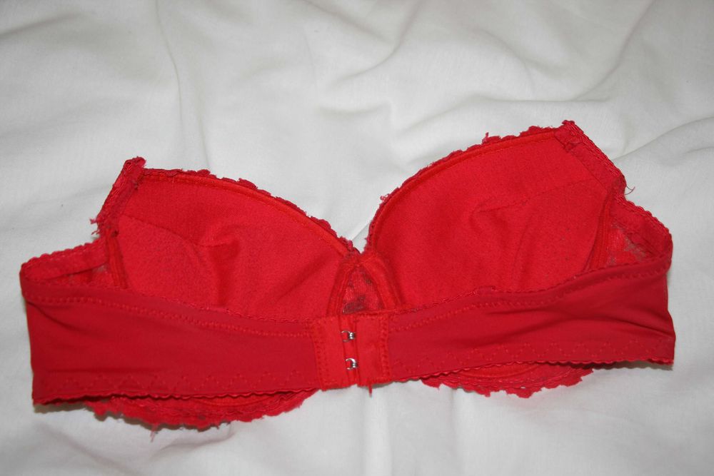 Soutien Vermelho Renda - 34B