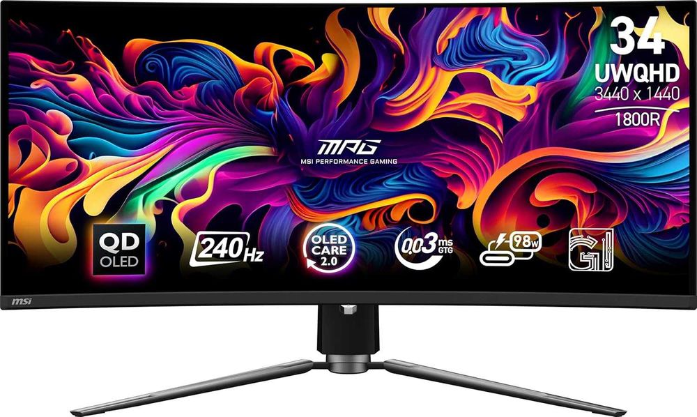 Монитор MSI MPG 341CQPX QD-OLED 1 шт. NEW!