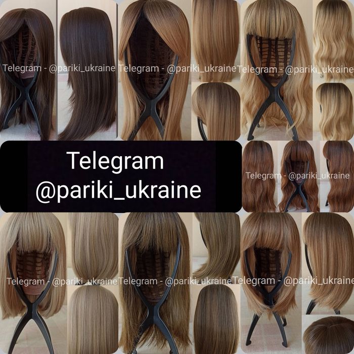 Коротка нова перука, каре, з чолкою, термостійка, парик