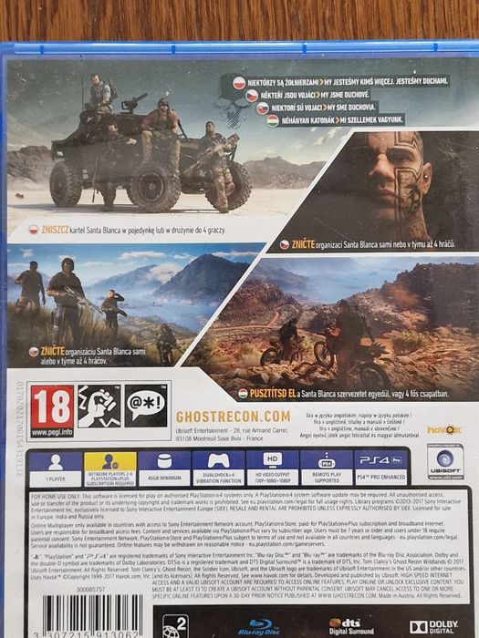 Ghost Recon Wildlands ps4