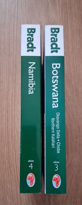 2 guias de viagem Bradt Namíbia e Botswana