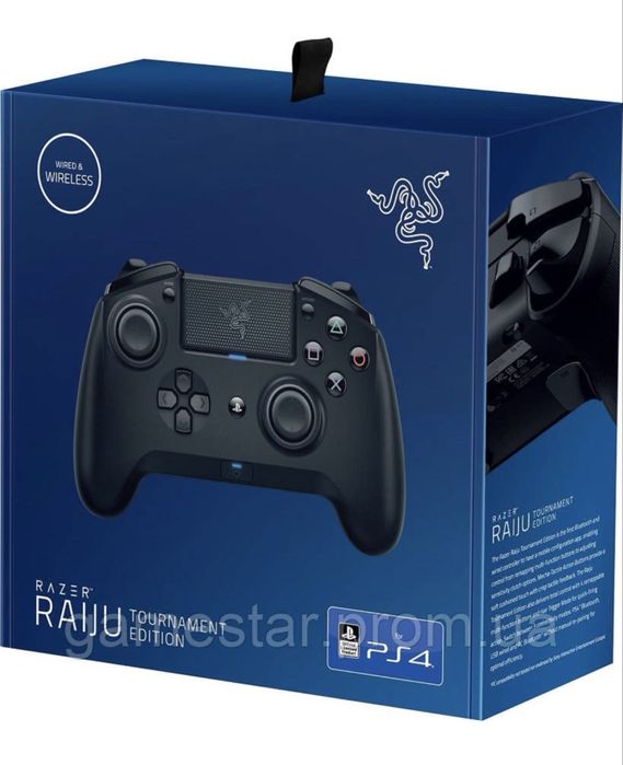 Професійний геймпад Razer Raiju Tournament Edition для PS4/PC | Повний комплект