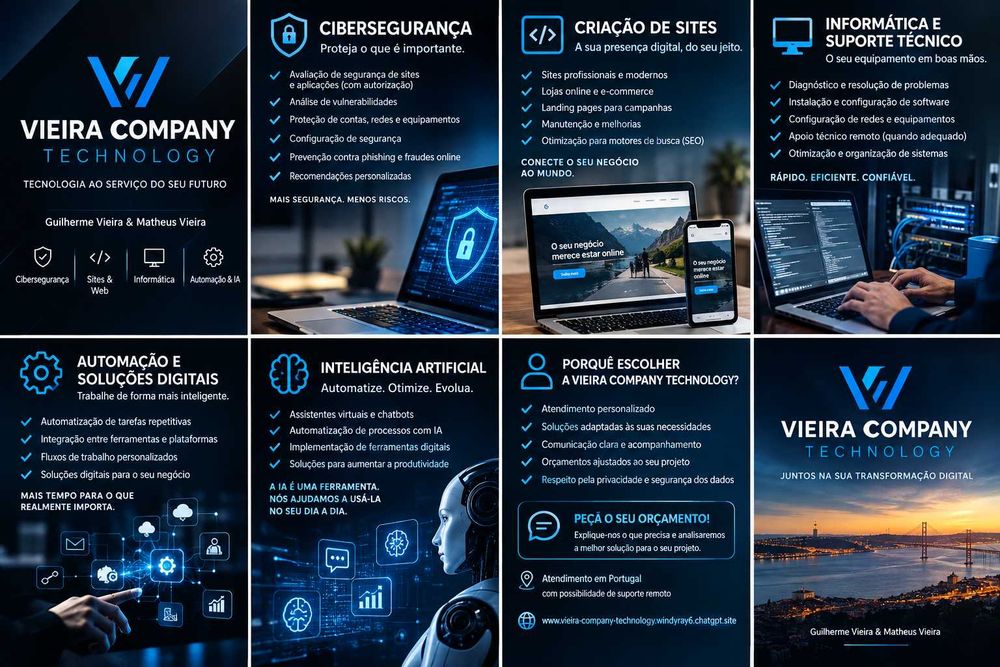 Vieira Company Technology — Informática e Cibersegurança