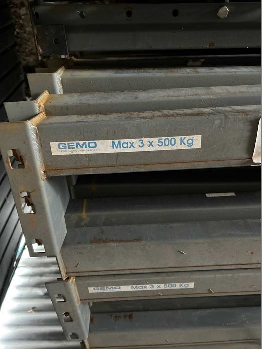 Regał magazynowy garażowy kontener warsztat garaż hala 580x200x60cm