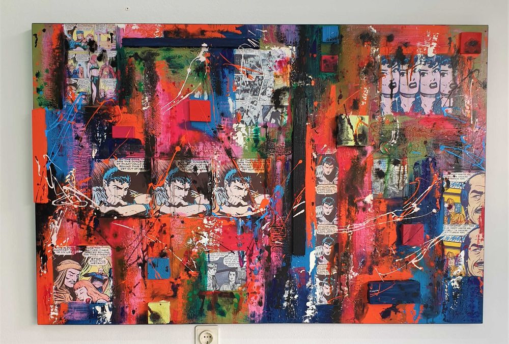 Pintura artistica 100x150 cm