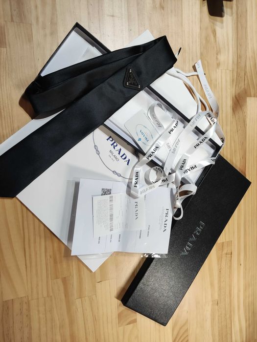 Krawat Prada, jedwab 74.76