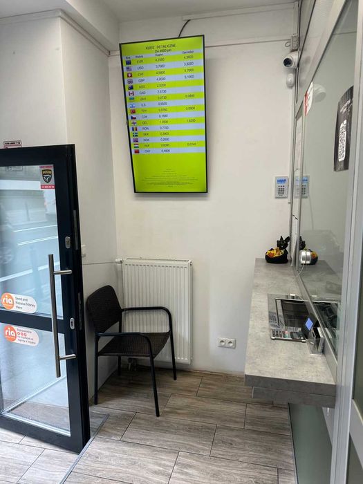 Gotowy kantor wymiany walut – Warszawa, ul. Tamka 45A