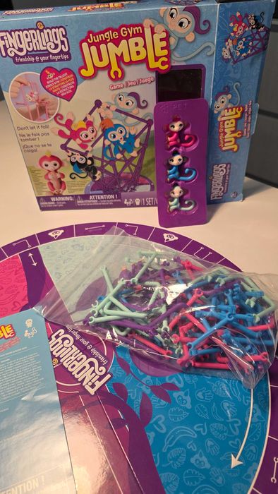 Jogo tabuleiro fingerlings jungle gym jumble