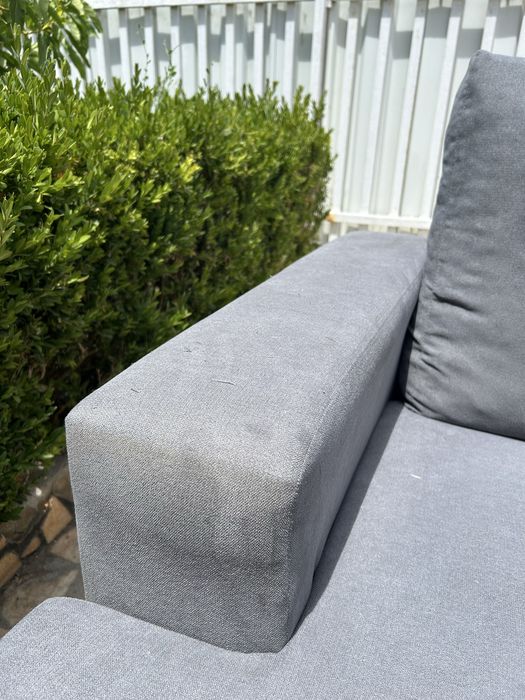 Sofá Chaise Longue Cinzento 3 Lugares – Ótimo estado