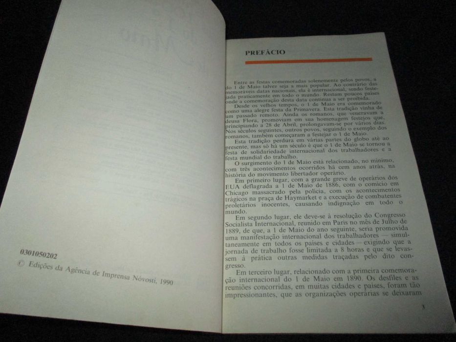 Livro Crónica dos 100 anos do 1.º de Maio