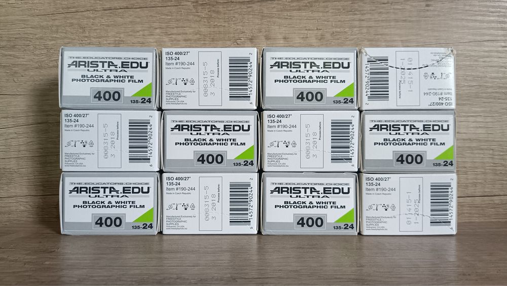 Arista EDU Ultra 400 24 кадри, чорно-біла фото плівка 35 мм