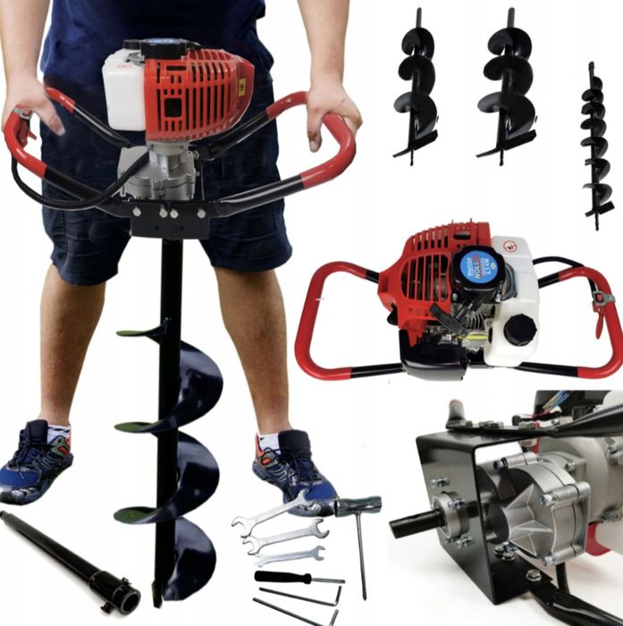 Wynajem,  świder spalinowy, wiertnica glebowa