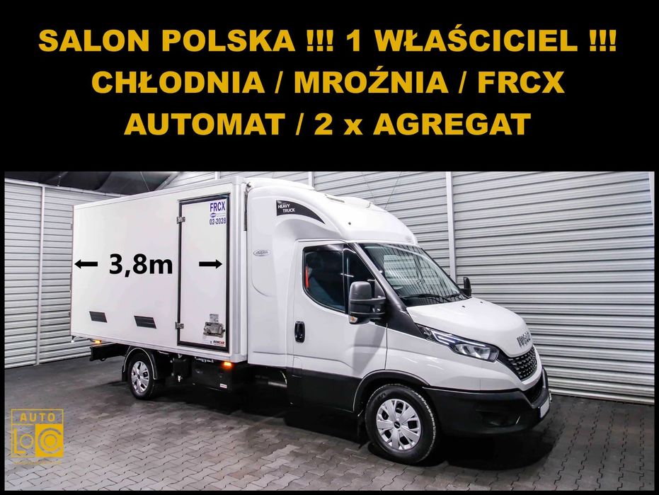 Iveco DAILY  Chłodnia/MROŹNIA FRCX + 2xAgregat + 230V + POLSKA !!