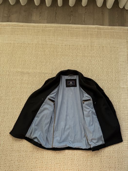 Sobretudo preto - lã - L