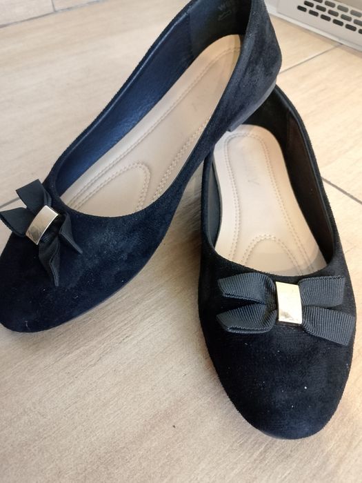 Baleriny zamsz 37