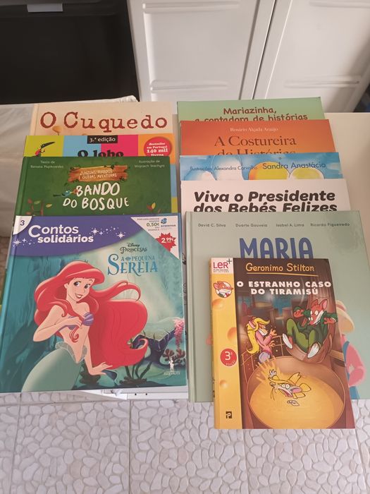 Lote 10 livros infantis