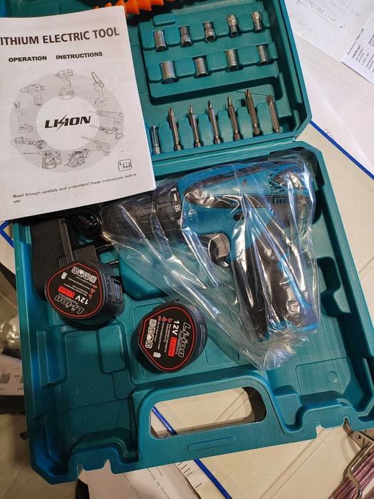 NOWA Wiertarko Wkrętarka Akumulatorowa 24V + Dwa Akumulatory i Walizka