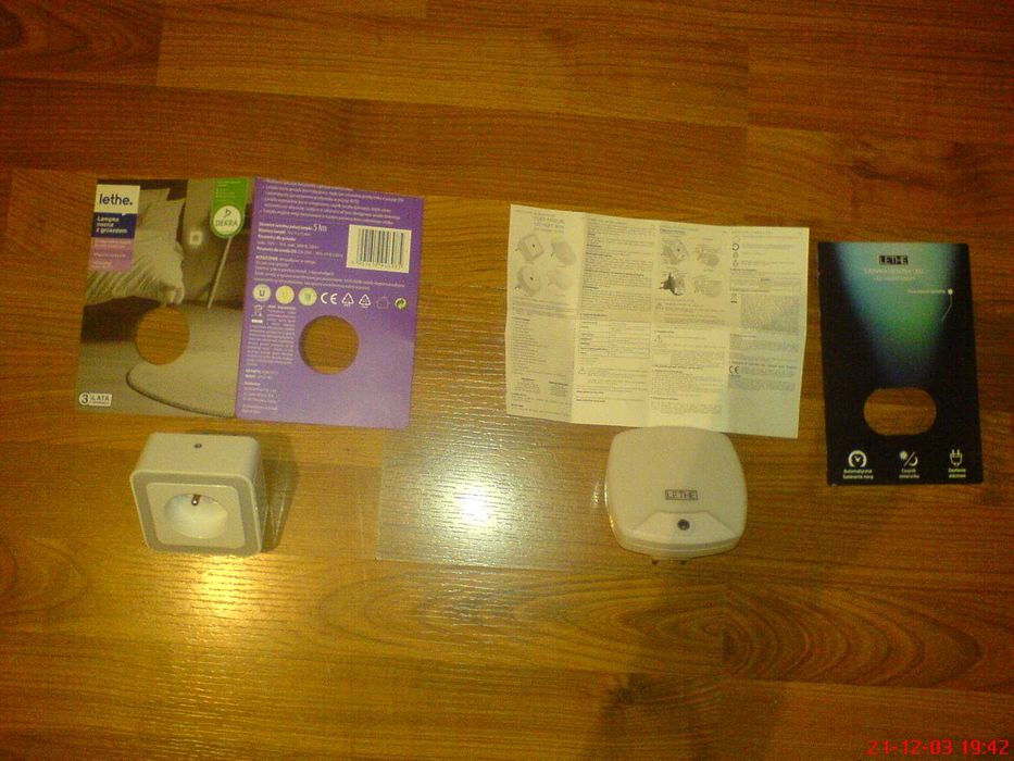 Lampka Nocna LED gniazdo lub bez czujnik światła dziennego/zmierzchu