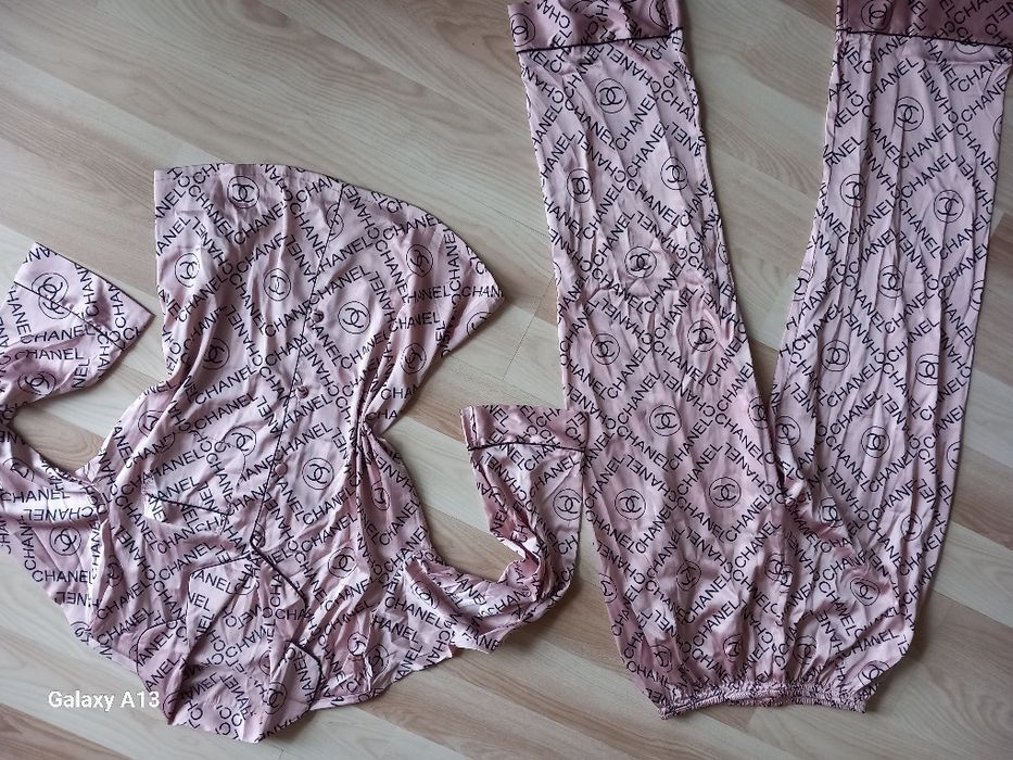 Chanel piżama damska dwuczęściowa L