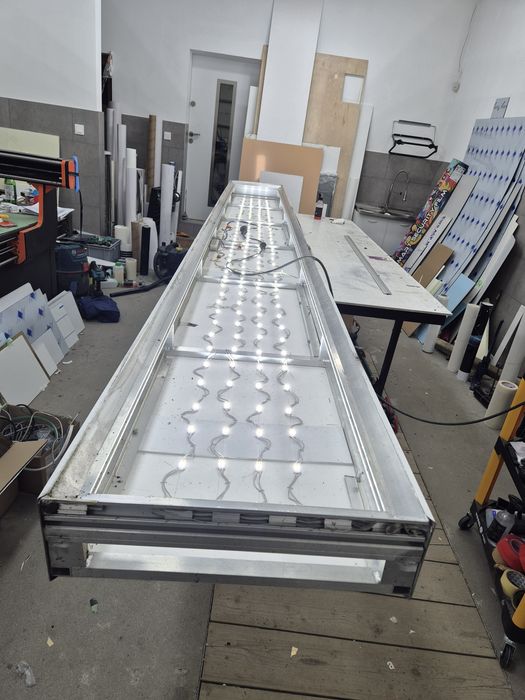 Kaseton reklamowy, szyld, reklama 472cm x 56cm 16cm