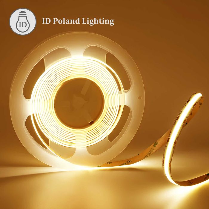 Taśma LED COB 3000K 5m rolka 320 diod/m 12V  IP20