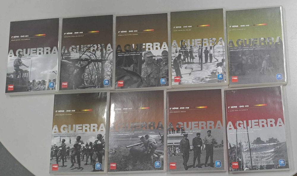 A Guerra (Colonial, do Ultramar) 1ª e 2ª Série RTP Joaquim Furtado (18 DVD)