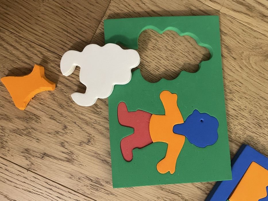Jogos e puzzles madeira