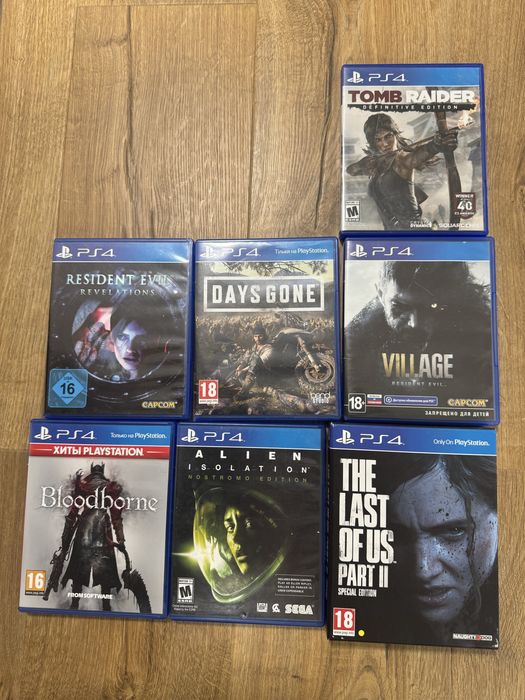 Диски коллекция для ps2 ps3 ps4 одним лотом
