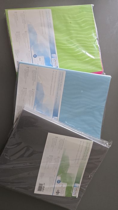 Capas plásticas de micas e dossiers