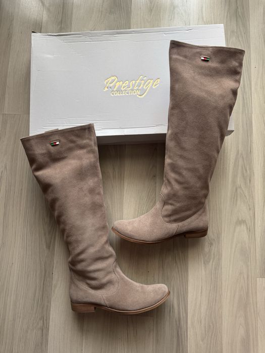 NOWE skórzane Kozaki ocieplane z kolekcji zima LaFemmeShoes r. 38