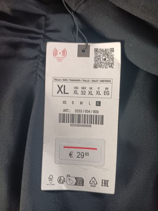 Vendo Vestido Preto Zara