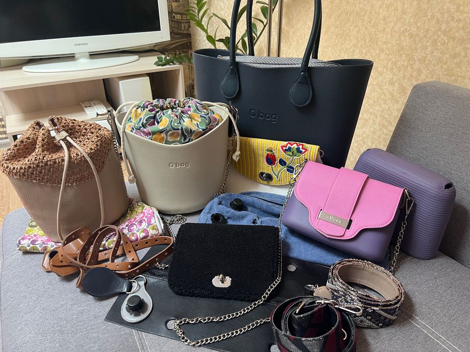 Сумки, їх деталі ОРИГІНАЛ Італія Обег Obag O bag classic basket pocket