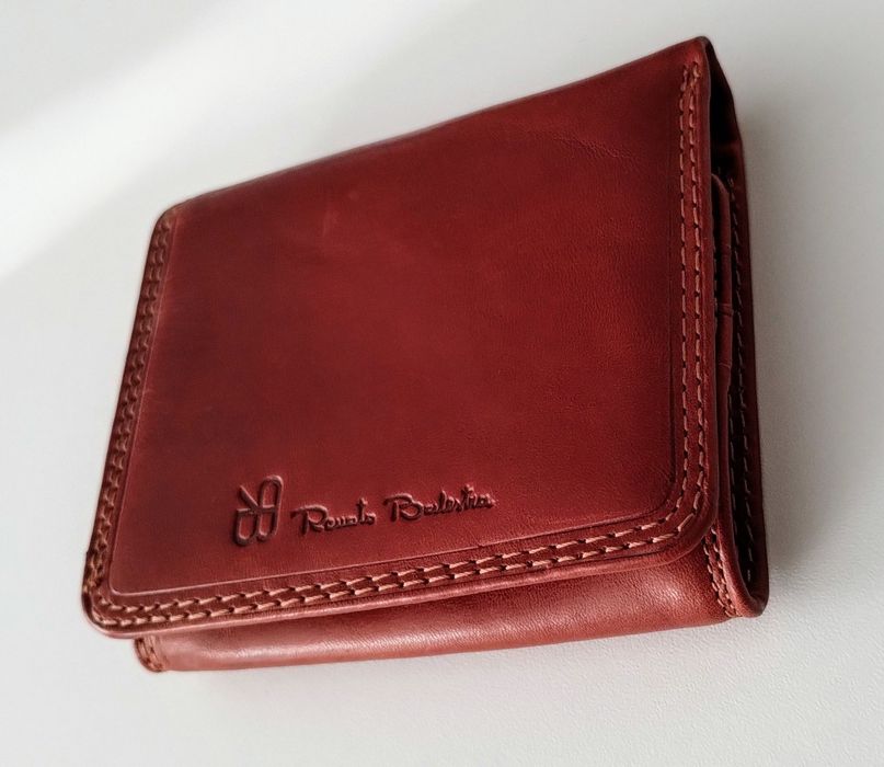 Portfel skórzany męski włoski oryginalny Renato Balestra