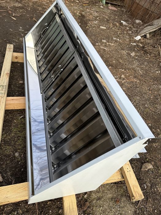 Витяжний зонт нержавійка з жироуловлювачами