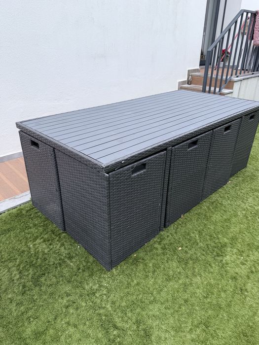 Mesa de jardim para 8 pessoas